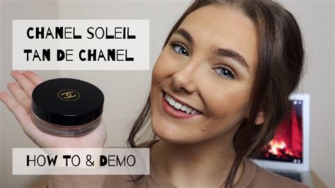 how to apply soleil tan de chanel bronzing makeup base|chanel soleil tan liquid.